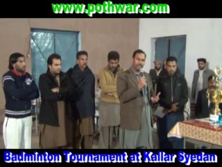 Badminton tournament Kallar Syedan