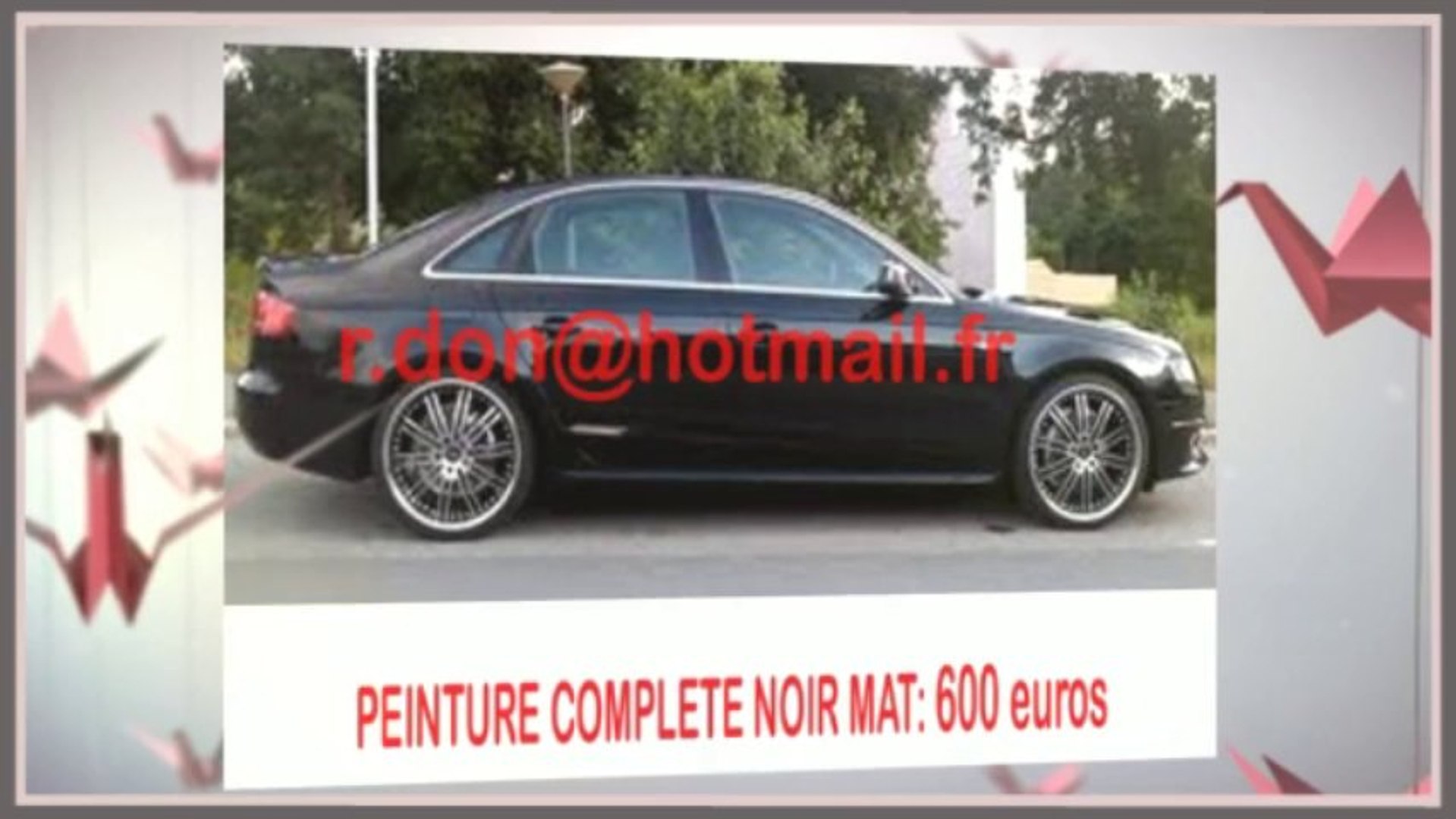 ⁣Audi A4 noir mat, Audi A4 noir mat, Audi noir mat, Audi A4 Covering noir mat, audi A4 peinture noir 