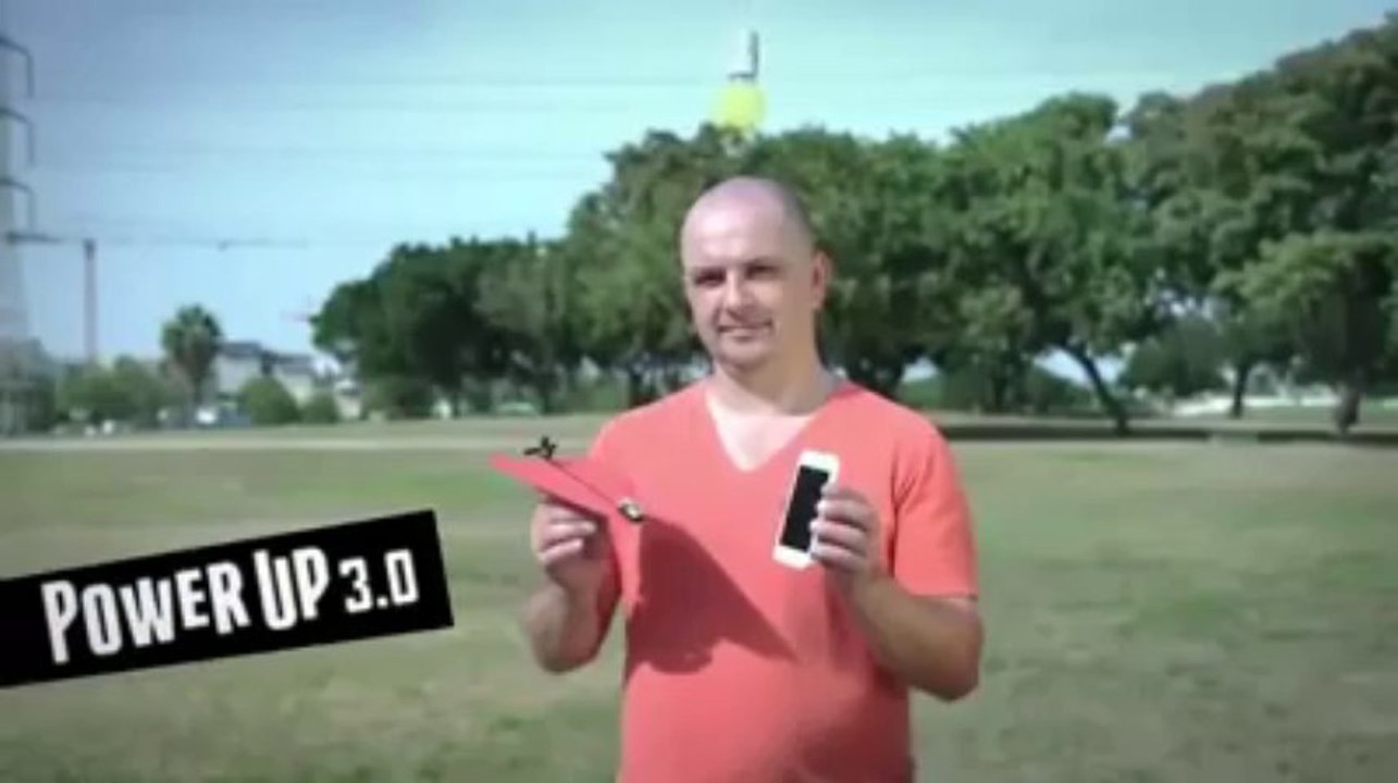 Paper Plane Controlled by Smartphone