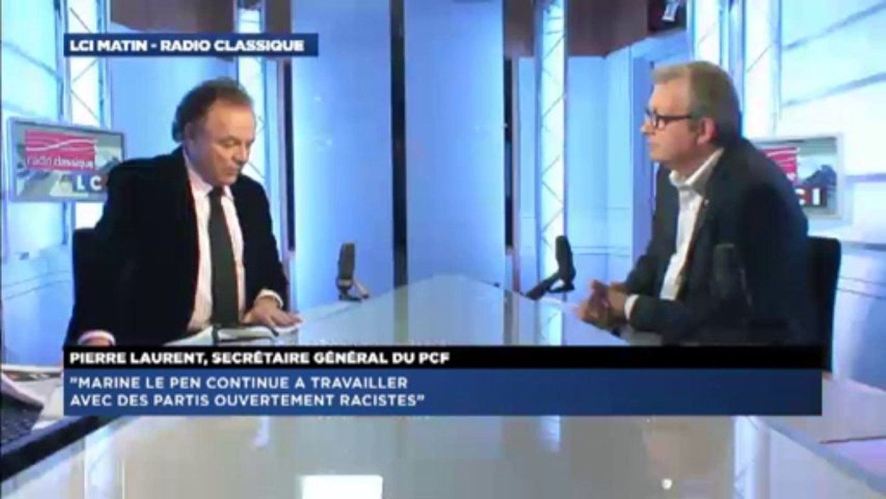 Pierre Laurent, invité politique de Guillaume Durand avec LCI