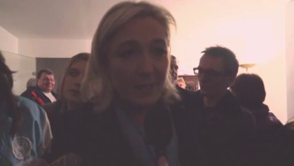 Marine Le Pen soutient Bernard Marionnaud