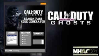 Call of Duty Ghost Season Pass Code Generator 2013 December