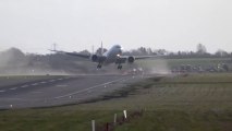 Emirates 777 Jumbo Jet Aborts Landing Due To High Winds