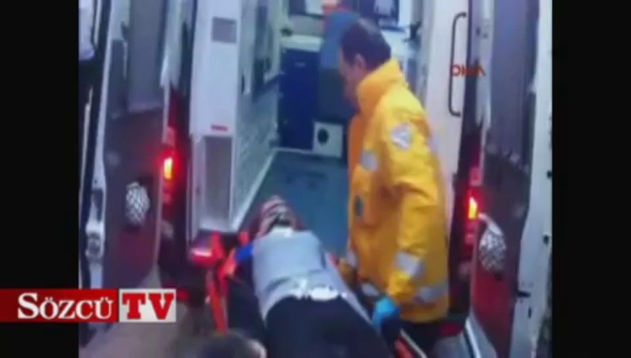 Polisten kaçarken kaza yaptılar 2 yaralı