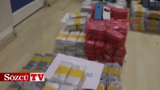 3.6 Milyon liralık kaçak cep telefonu ele geçirildi