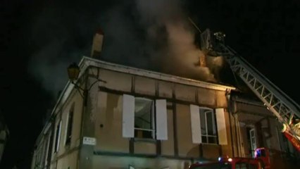 Incendie de quartier à Joigny (89) : 4 maisons brûlées