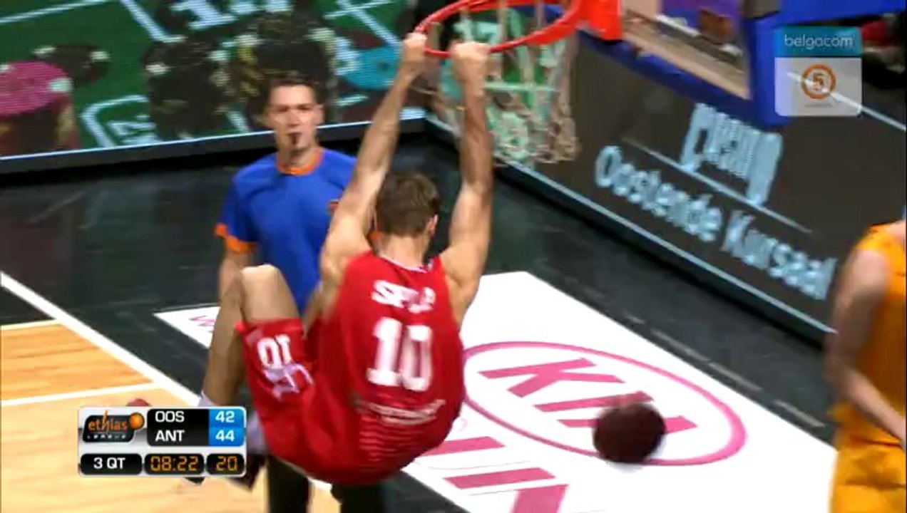 Ethias League / BC Oostende 87 - 78 Port of Antwerp Giants ( FR )