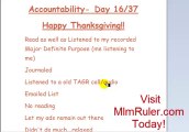 Accountability: Day 16 of 37
