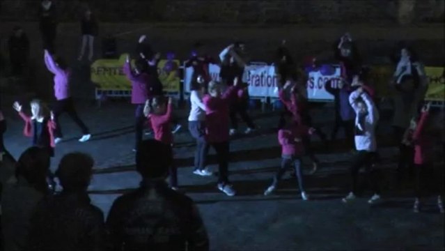 Flashmob Téléthon Saint-Malo Dimanche 08 Décembre 2013 avec Génération-Fitness