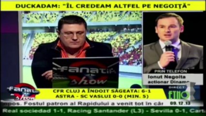 Ionuț Negoiță la FANATIK SHOW (09.12.2013)