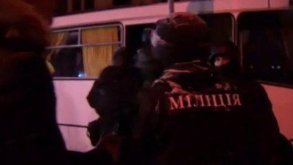 Ukraine opposition party raided by masked armed men in Kiev