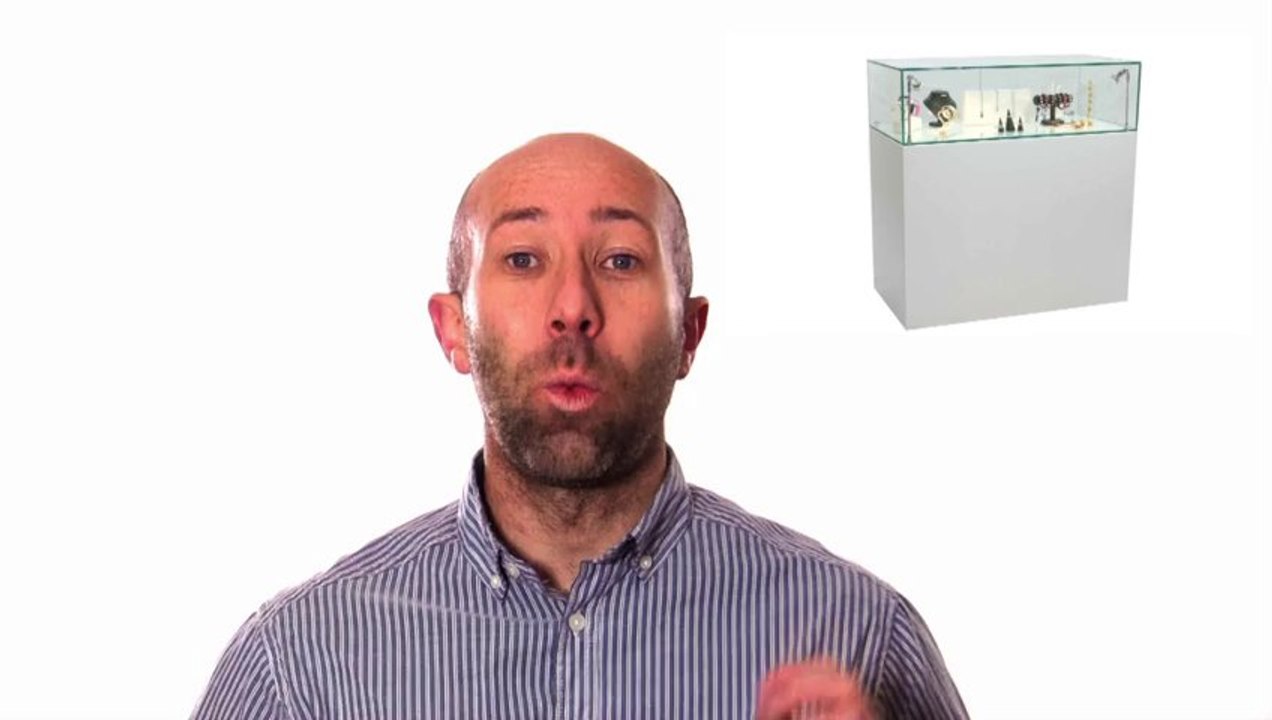 Glass Display Showcase