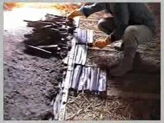 Plancher en terre crue