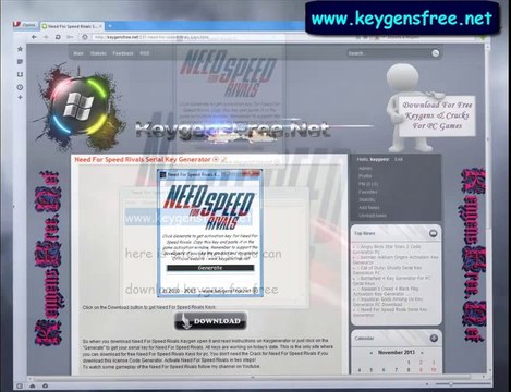 Need For Speed Rivals License Keys Codes + Crack[1]