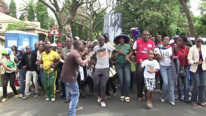 In South Africa, Mandela's image becomes political tool