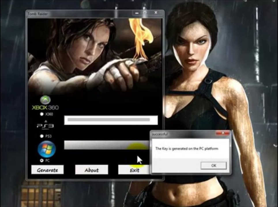 ▶ Tomb Raider keygen