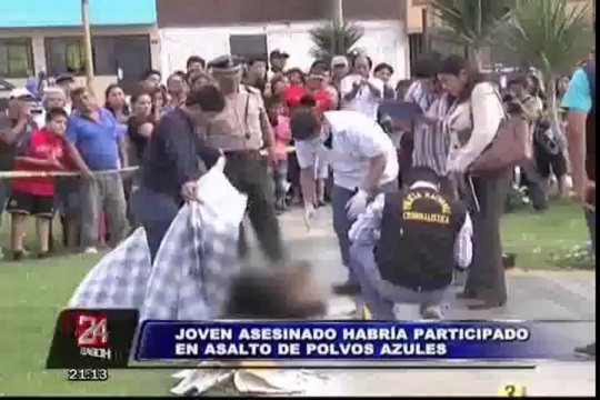 Joven asesinado en el Callao habría participado en robo a Polvos Azules