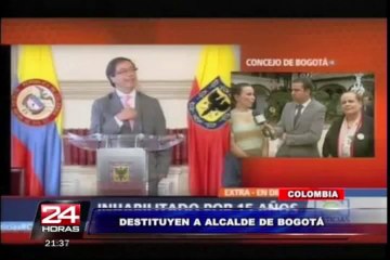 Alcalde de Bogotá fue destituido tras gestión calificada como 'negligente'