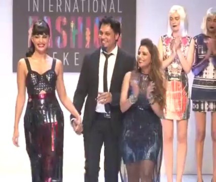 Jacqueline Fernandez walks the ramp for Signature International Fashion Week