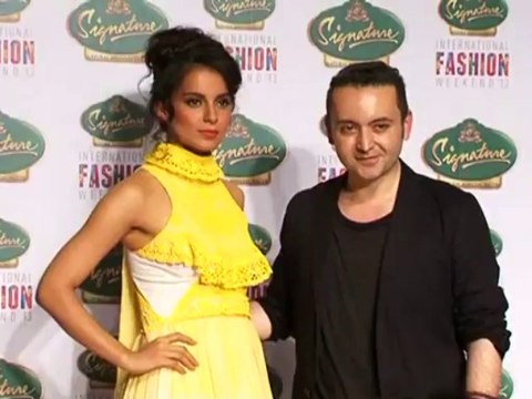 Kangana Ranaut walks the ramp for Signature International Fashion Week