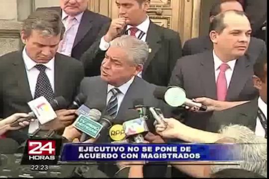 Ejecutivo no llegó a un acuerdo con jueces por homologación de sueldos