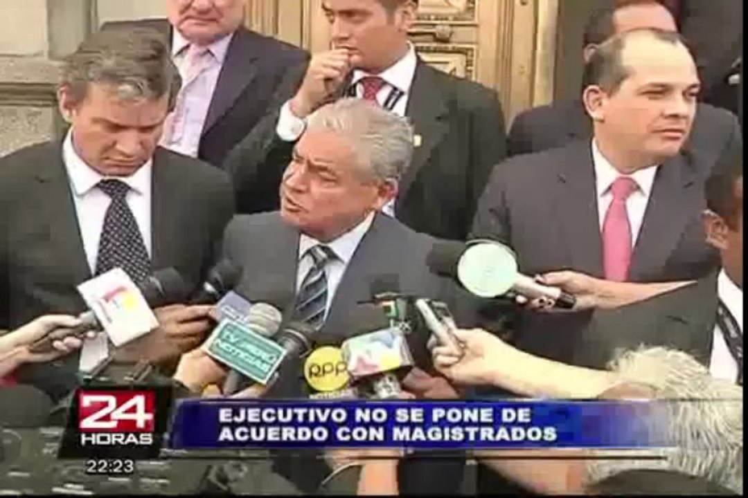 Ejecutivo no llegó a un acuerdo con jueces por homologación de sueldos