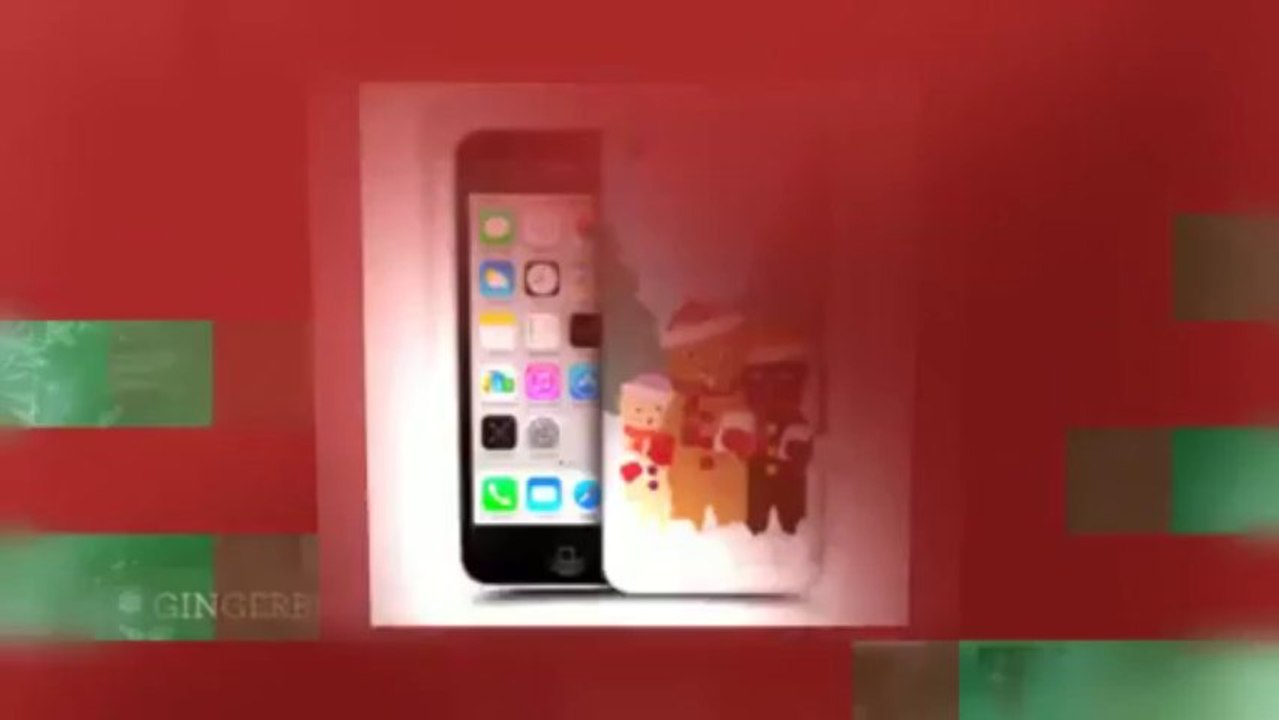 GINGERBREAD PROTECTIVE BACK CASE COVER FOR APPLE iPHONE 5C