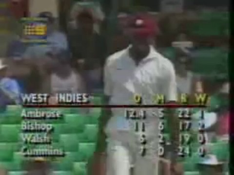 Curtly Ambrose Magical Bowling Spell 7 Wickets for Just 1 Run
