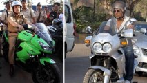 Akshay Kumar Rides Bike On Mumbai Streets With Bikers - MUST WATCH