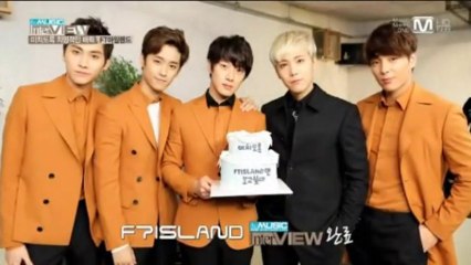 20131210 FTISLAND  THE MUSIC INTERVIEW