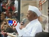 LIVE Anna Hazare Start Fast for Jan Lokpal,Ralegan Siddhi-TV9