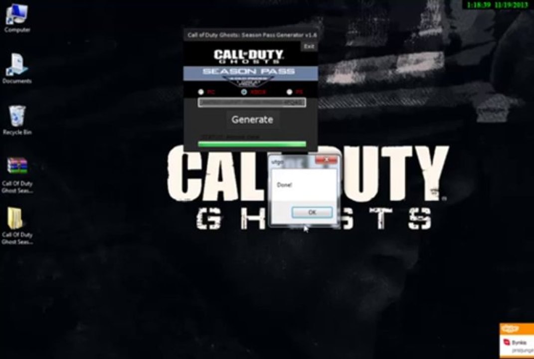 Call Of Duty Ghost Season Pass Generator Updated December 2013