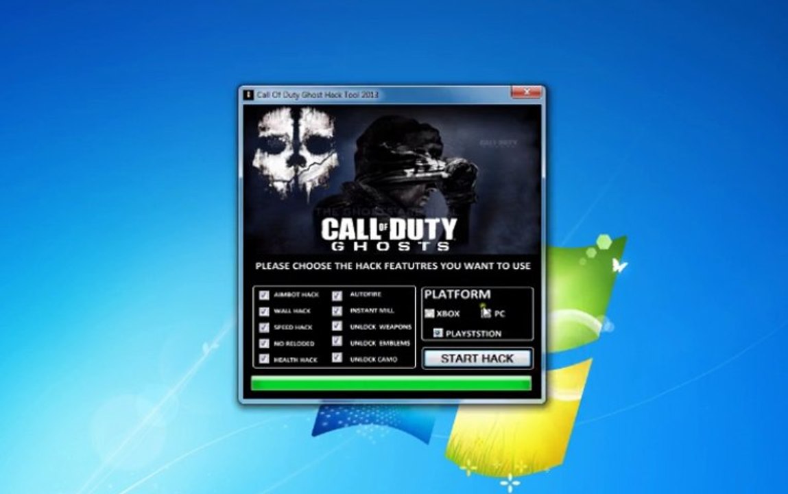Call Of Duty Ghost Hacks Free Unlock All PS3 XBOX360 PC Hack December