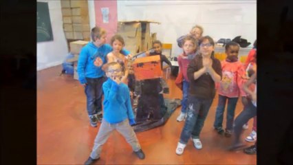 Clubs roubaisiens : décors & paper-toys géants (sept-oct 2013)