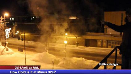 How Cold is it at Minus 32C in Thunder Bay?