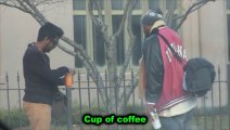Coffee To Coins Magic Trick For The Homeless