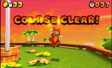 Super Mario 3D Land Walkthrough (3DS HD 1080p) Special World 2-2 All Star Coins 100%