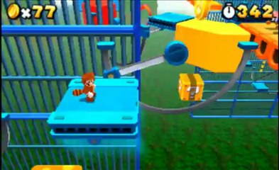 Super Mario 3D Land Walkthrough (3DS HD 1080p) Special World 3-1 All Star Coins 100%