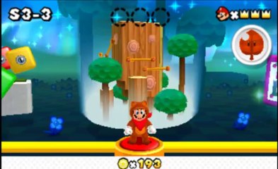 Super Mario 3D Land Walkthrough (3DS HD 1080p) Special World 3-2 All Star Coins 100%