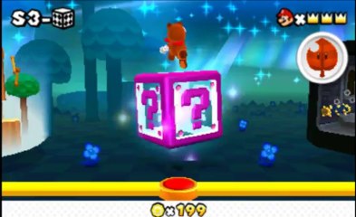 Super Mario 3D Land Walkthrough (3DS HD 1080p) Special World 3-4 All Star Coins 100%