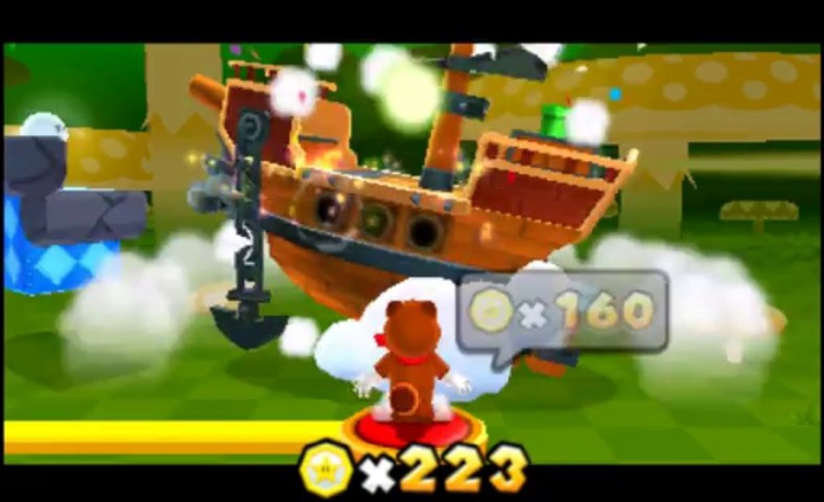 Super Mario 3D Land Walkthrough (3DS HD 1080p) Special World 4-5 All Star Coins 100%