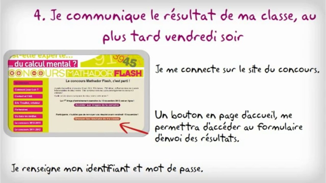 Tutoriel concours Mathador Flash - edition 2013-2014
