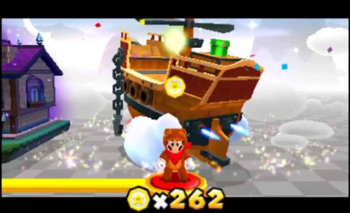 Super Mario 3D Land Walkthrough (3DS HD 1080p) Special World 6-5 All Star Coins 100%