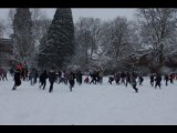 Oregon State Students Epic Snowball Fight