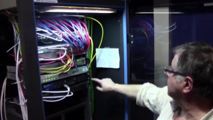 Visite des cabines de projection