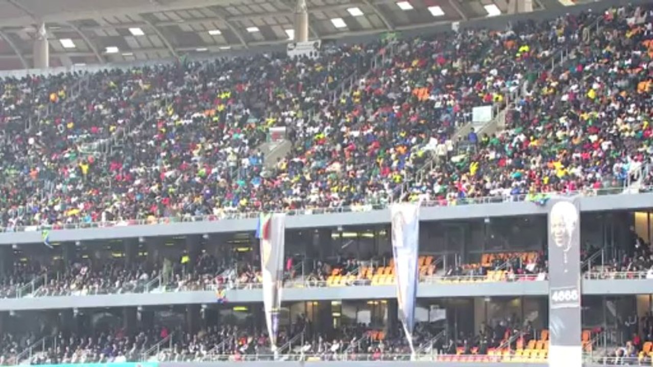 Líderes mundiais discursam em tributo a Mandela