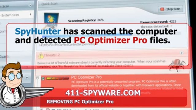 Remove PC Optimizer Pro