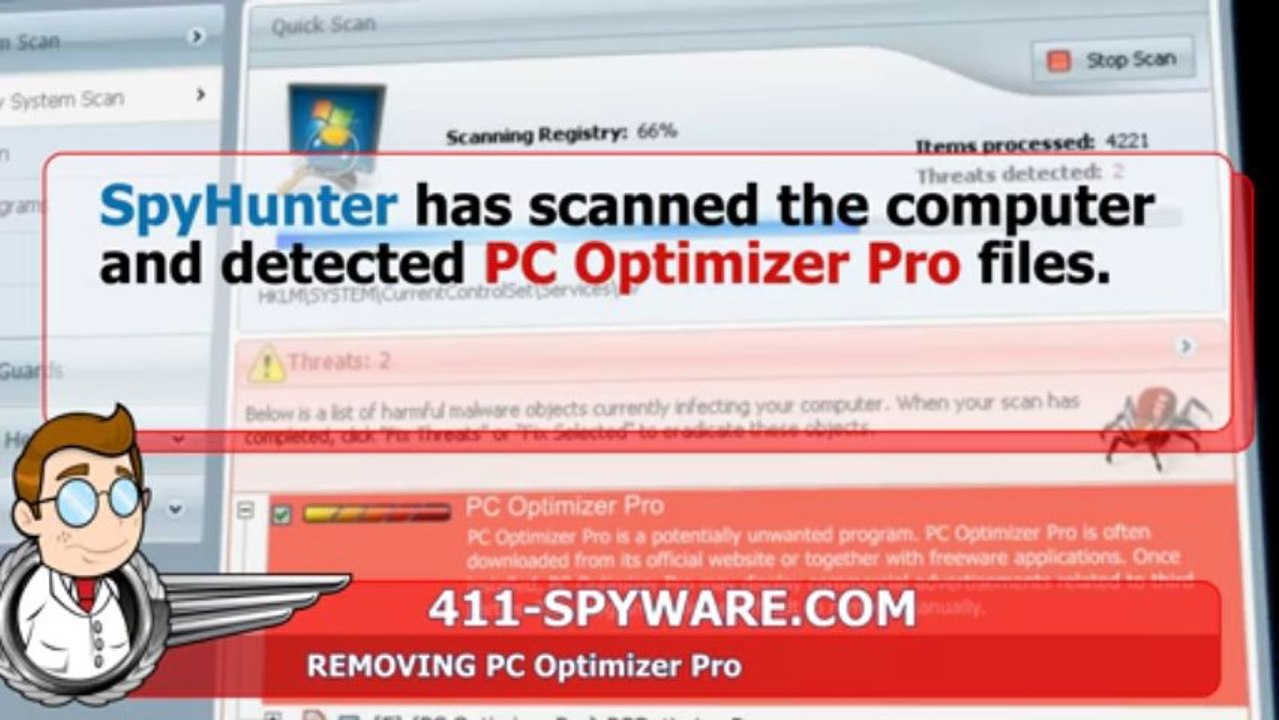 Remove PC Optimizer Pro
