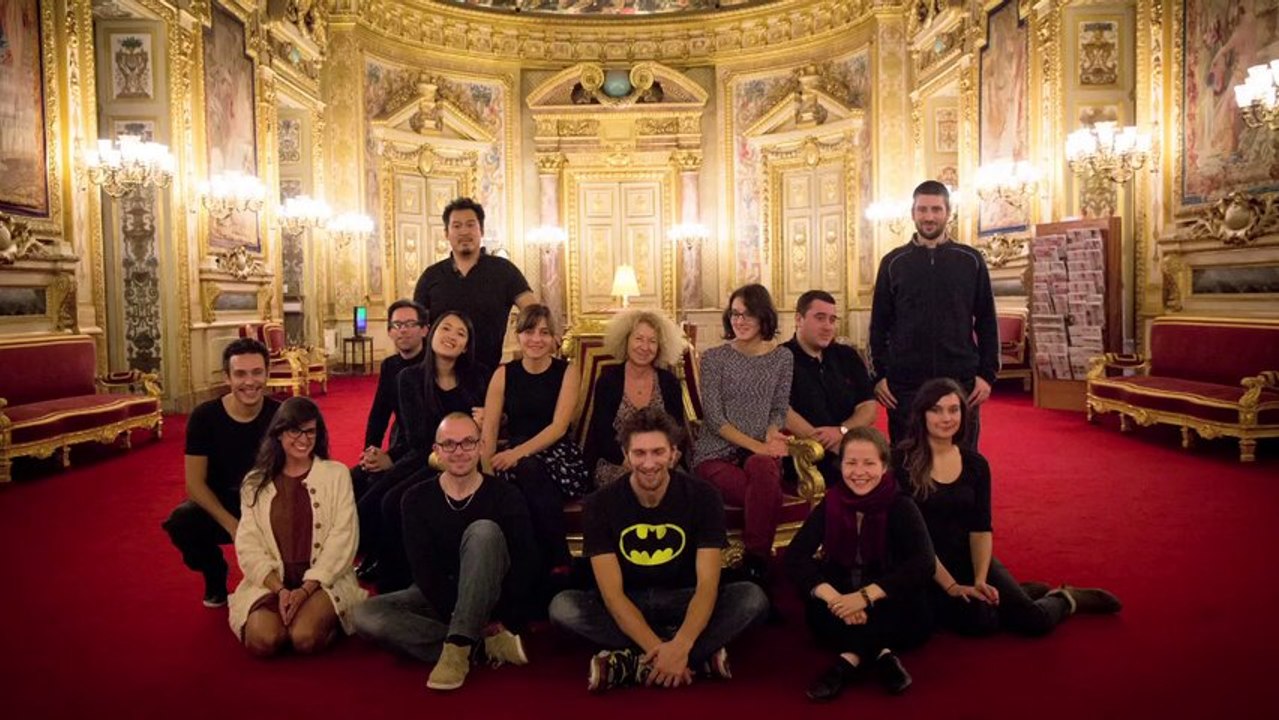 Coulisses du tournage de la carte de voeux 2014 du Sénat
