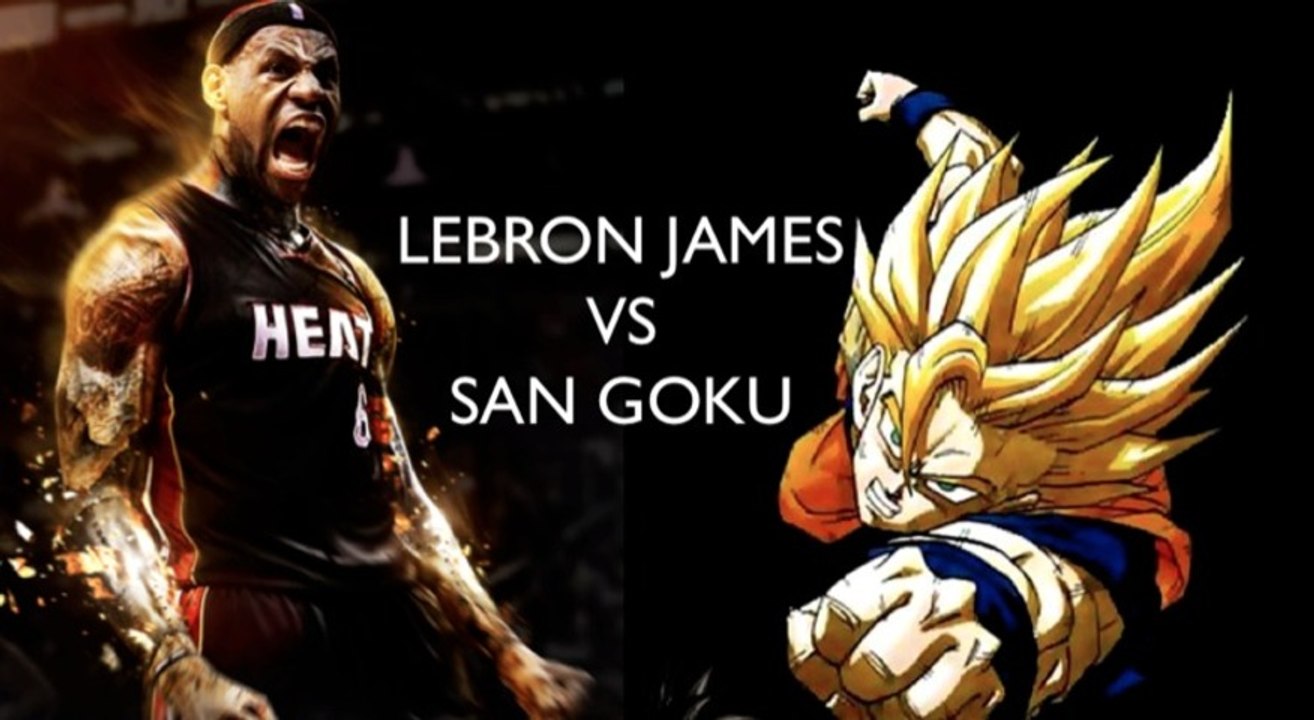 Lebron James VS San Goku (au jeu de la knacki)